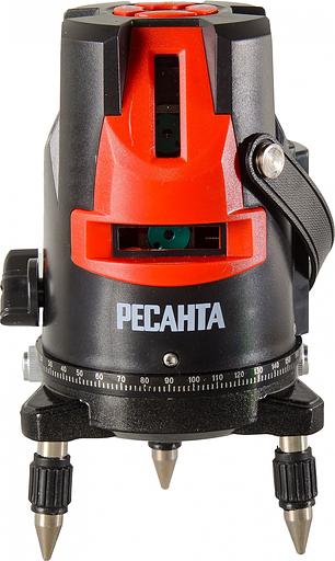 Нивелир лазерн. Ресанта ПЛ-3 Green 2кл.лаз. 550нм цв.луч. зеленый 3луч. (61/10/530) фото 1