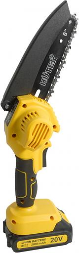 Электрическая цепная пила Huter ELS ELS-20-Li-2К дл.шины:6" (15.2cm) 2аккум. 2Ач (70/10/23) фото 2