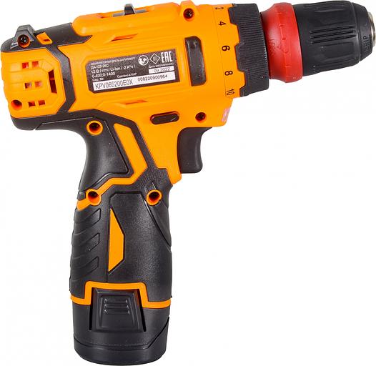 Дрель-шуруповерт Вихрь ДА-12Л-2КC аккум. патрон:быстрозажимной (кейс в комплекте) (72/14/33) фото 3