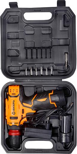 Дрель-шуруповерт Вихрь ДА-12Л-2КC аккум. патрон:быстрозажимной (кейс в комплекте) (72/14/33) фото 9