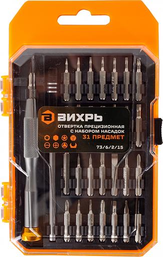 Отвертка Вихрь 73/6/2/15 многофункциональная фото 1
