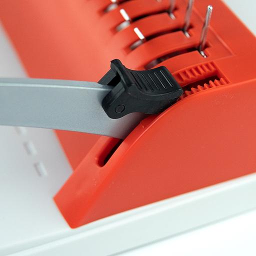 Переплетчик ГЕЛЕОС БП-9+ бело-красный на пластиковую пружину Гелеос БП-9+ бело-красный (БП9пбк) фото 5