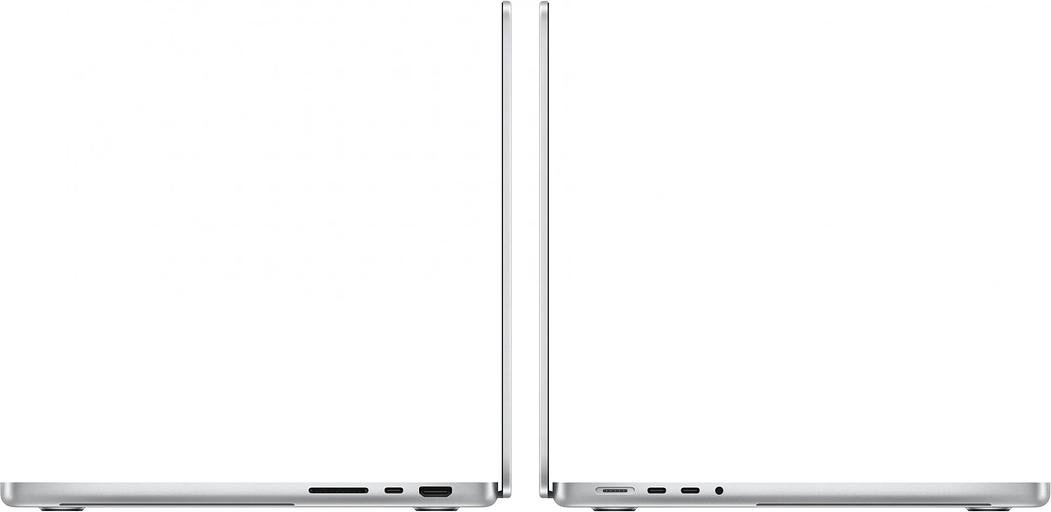 Ноутбук APPLE MacBook Pro 14 Silver (M3 Max/36Gb/1Tb SSD/MacOS) ((MRX83ZP/A)) нужен переходник на EU фото 2