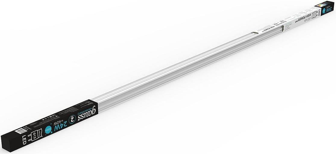 Лампа светодиодная Gauss Elementary 93024 24Вт цок.:G13 трубка 220B 4000K св.свеч.бел.нейт. (упак.:1шт) фото 5