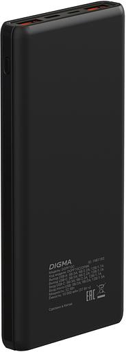 Мобильный аккумулятор Digma DGPF10C 10000mAh QC3.0/PD3.0 22.5W 3A 2xUSB-A/USB-C черный (DGPF10C22PBK) фото 7