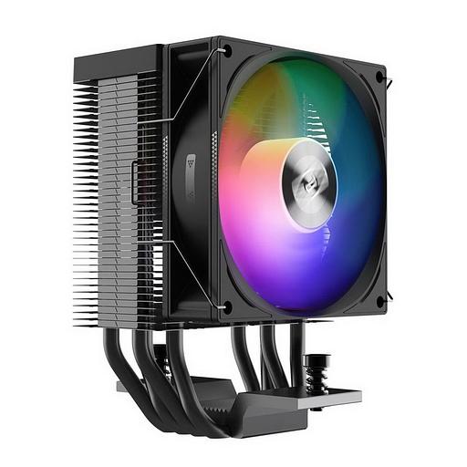 PCCooler R400 ARGB BK S115X/1200/1700/AM4/AM5 (TDP 180W, 90mm ARGB Fan, 4 тепловые трубки 6мм, 650-2200RPM, 28,3dBa) фото 1