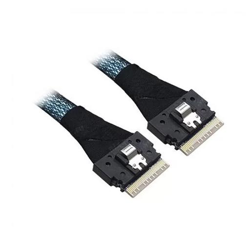 Кабель Cable, x8 SFF-8654 to 1x8 SFF-8654 (Slim SAS), 0,65M (analog 05-60007-00) (CBL-8654-1-8654-10) фото 1