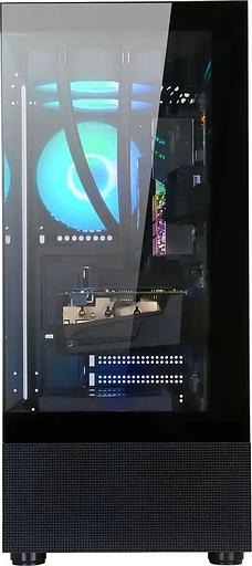 Корпус Formula Cristal Z1M черный без БП mATX 2xUSB2.0 1xUSB3.0 audio bott PSU фото 2