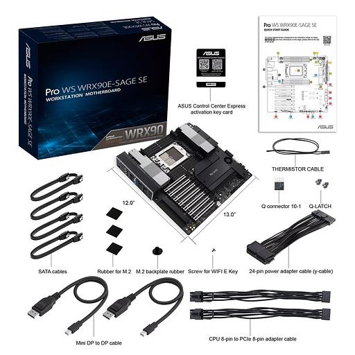 PRO WS WRX90E-SAGE SE /AMD STR5,WRX90,PCIE 5.0,WS MB фото 8