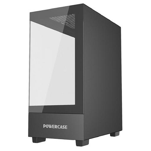 Powercase Vision Micro M, Tempered Glass, чёрный, mATX (CVMMB-L0) фото 1