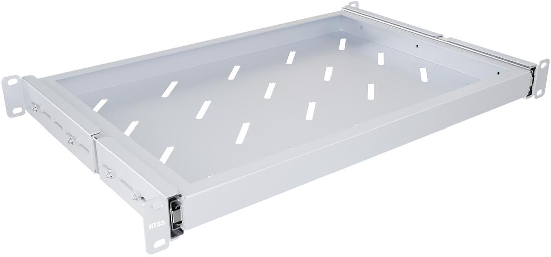 Полка выдвижная NTSS NTSS-MSKB-FS-600 1U нагр.:20кг. 19" 300мм серый (упак.:1шт) фото 1