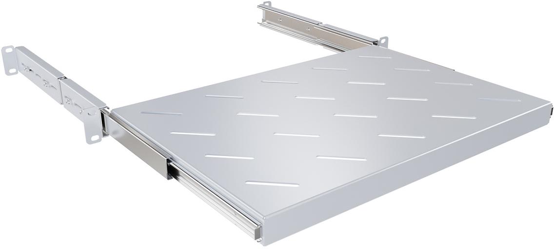 Полка выдвижная NTSS NTSS-MSKB-FS-600 1U нагр.:20кг. 19" 300мм серый (упак.:1шт) фото 4