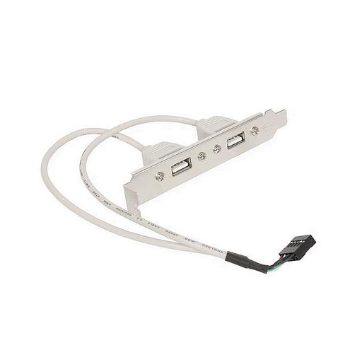 Gembird Планка в сист блок на 2 USB2,0, 10pin ( CCUSBRECEPTACLE) фото 1