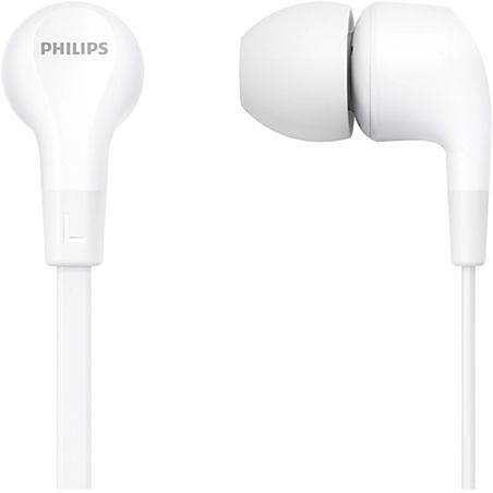 Гарнитура вкладыши Philips TAE1105WT/00 1.2м белый проводные в ушной раковине фото 2