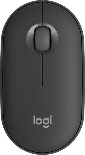 Мышь Logitech Pebble M350S графитовый оптическая (1000dpi) silent беспроводная BT/Radio USB (2but) фото 1