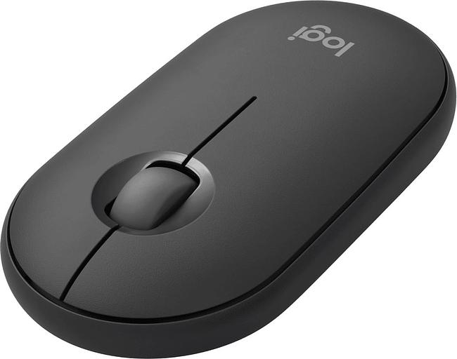 Мышь Logitech Pebble M350S графитовый оптическая (1000dpi) silent беспроводная BT/Radio USB (2but) фото 3