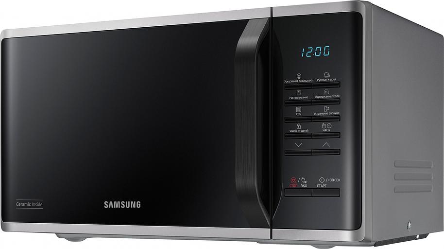 Samsung MS23K3513AS/BW Микроволновая печь, 23л, 800Вт, серебристый фото 4