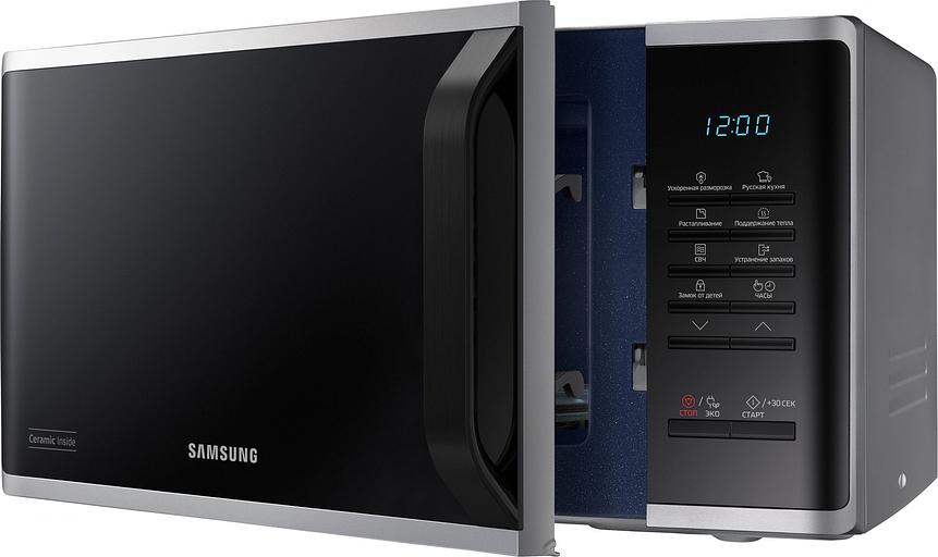Samsung MS23K3513AS/BW Микроволновая печь, 23л, 800Вт, серебристый фото 6