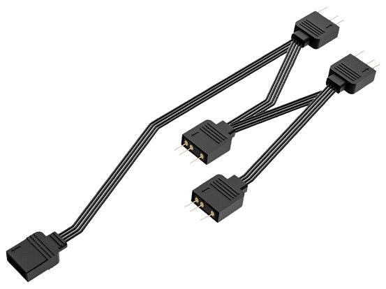 Кабель-разветвитель 1/4 ID-COOLING FS-04 ARGB (5V, 3 pin) Retail фото 2