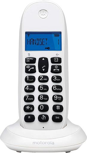 Р/Телефон Dect Motorola C1001СB+ белый фото 2