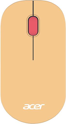 Мышь Acer OMR205 розовый/бежевый оптическая (1200dpi) беспроводная USB (2but) фото 1