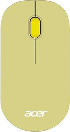 Клавиатура + мышь Acer OCC205 клав:зеленый/желтый мышь:зеленый/желтый USB беспроводная slim (ZL.ACCEE.00E) фото 3