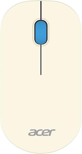 Клавиатура + мышь Acer OCC205 клав:белый/голубой мышь:белый/голубой USB беспроводная slim (ZL.ACCEE.00C) фото 3