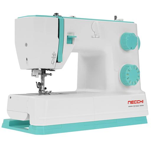 Швейная машина Necchi Q134A белый/голубой фото 2