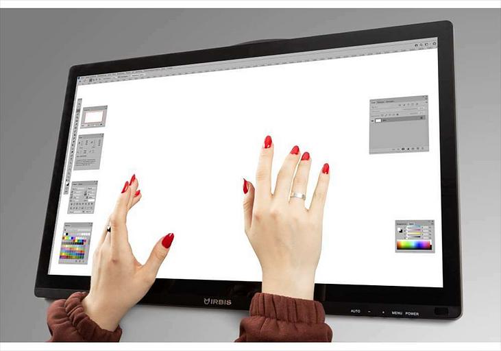 Монитор IRBIS SMARTVIEW 27'' LED Monitor Touch 1920x1080, 16:9, IPS, 250 cd/m2, 1000:1, 3ms, 178°/178°, VGA, HDMI, DP, USB, Audio output, 75Hz, Tilt, Height, Swivel, Pivot, Speakers,., Black NEW (ISM27FIDT) фото 2