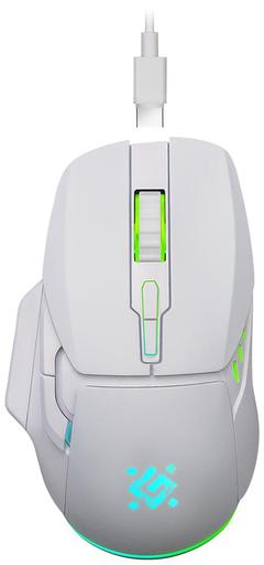 Мышка USB OPTICAL GAMING WHITE STIX GM-009 52009 DEFENDER фото 1