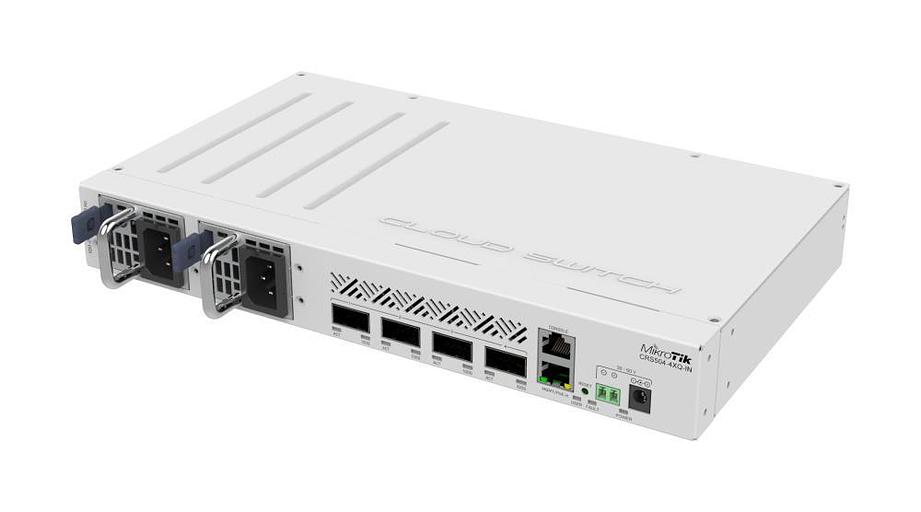 Маршрутизатор 4PORT 1000M CRS504-4XQ-IN MIKROTIK фото 1