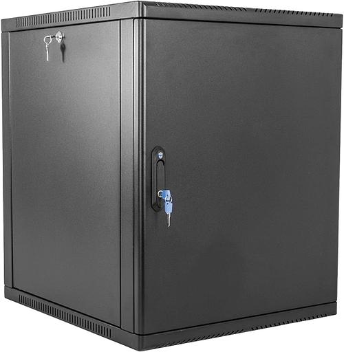 ЦМО Шкаф телекоммуникационный настенный 15U (600? 650) дверь металл, цвет черный (ШРН-15.650.1-9005) фото 1