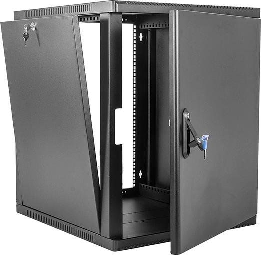 ЦМО Шкаф телекоммуникационный настенный 15U (600? 650) дверь металл, цвет черный (ШРН-15.650.1-9005) фото 2