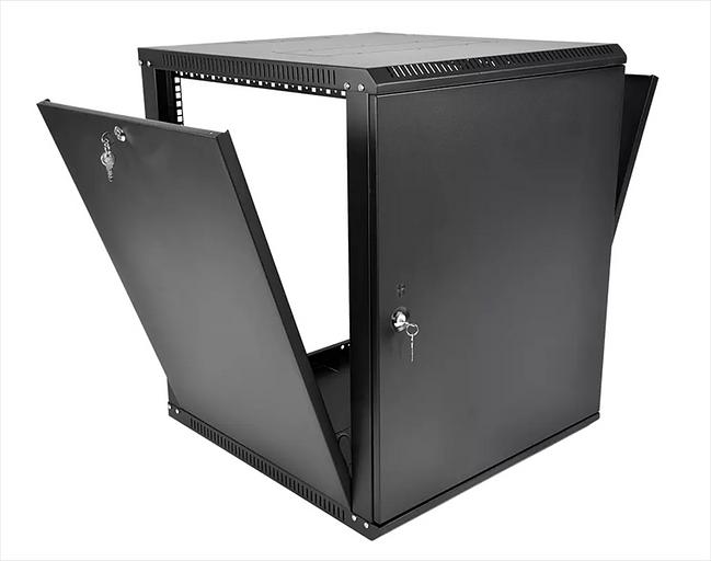 ЦМО Шкаф телекоммуникационный настенный разборный ЭКОНОМ 15U (600? 650) дверь металл, цвет ченрый (ШРН-Э-15.650.1-9005) фото 2