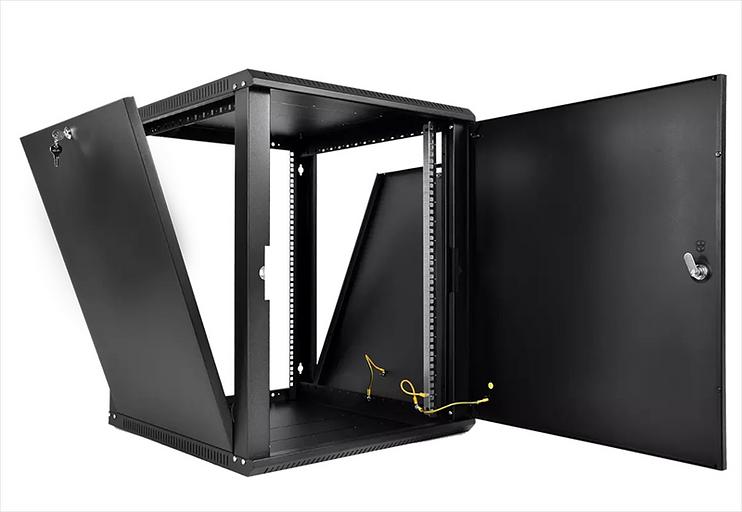 ЦМО Шкаф телекоммуникационный настенный разборный ЭКОНОМ 15U (600? 650) дверь металл, цвет ченрый (ШРН-Э-15.650.1-9005) фото 3