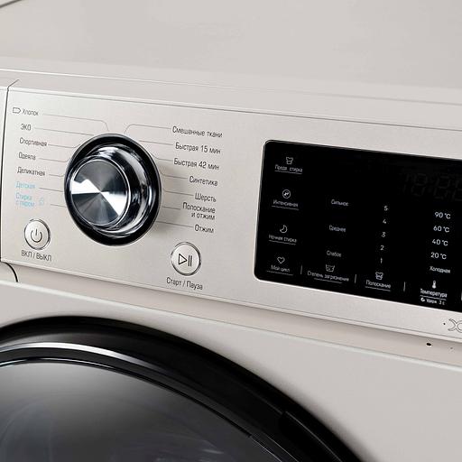 Стиральная машина Бирюса WM-SL814/15 B класс: A+++ загр.фронтальная макс.:8кг серебристый фото 5