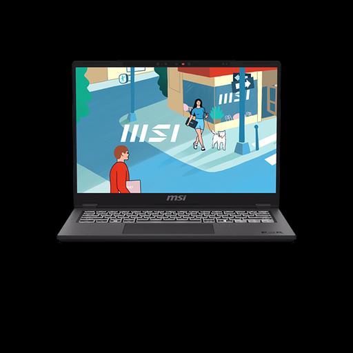 Ноутбук Modern 14H Core i5-13420H 14” 16:10 FHD+ (1920x1200),60Hz IPS DDR4 16GB*1 Iris Xe Graphics 512GB SSD 3cell (53.8Whr) 1.6kg Single backlight (White) DOS,1y Black KB Eng/Rus (9S7-14L112-088) фото 1