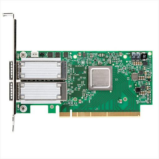 Сетевая карта Mellanox ConnectX-5 Ex EN network interface card, 100GbE dual-port QSFP28, PCIe4.0 x16, tall bracket (MCX516A-CDAT) фото 1