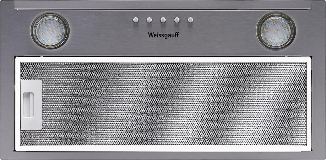 Вытяжка встраиваемая Weissgauff Alpha 50 PB IX нержавеющая сталь управление: кнопочное (1 мотор) фото 3