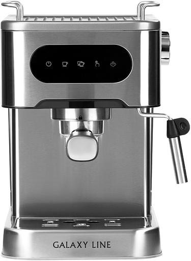 Кофеварка рожковая Galaxy Line GL 0761 1500Вт серебристый фото 4
