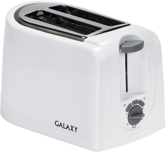 Тостер Galaxy Line GL 2906 850Вт белый фото 1