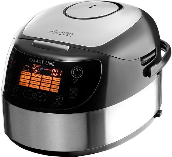 Мультиварка Galaxy GL 2649 5л 1100Вт черный/серебристый фото 1