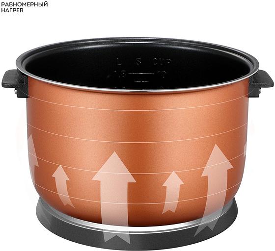 Мультиварка Galaxy GL 2649 5л 1100Вт черный/серебристый фото 7