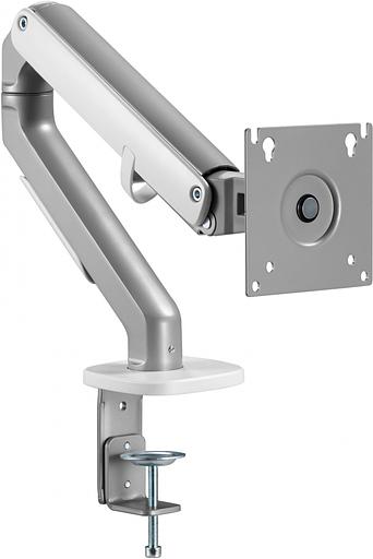 Кронштейн для мониторов Ultramounts UM734SIL серый/серебристый 17"-27" макс.7кг крепление к столешнице поворот и наклон фото 1