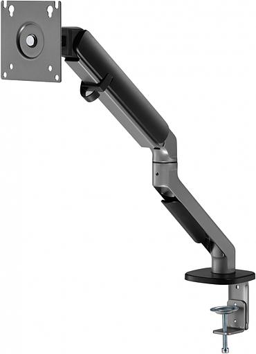 Кронштейн для мониторов Ultramounts UM734BL серый/черный 17"-27" макс.7кг крепление к столешнице поворот и наклон фото 3