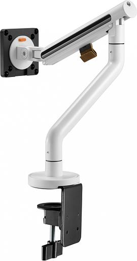 Кронштейн для мониторов Ultramounts UM725W белый 17"-32" макс.9кг крепление к столешнице поворот и наклон фото 3