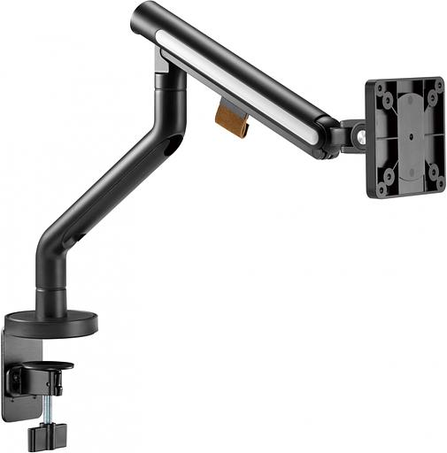 Кронштейн для мониторов Ultramounts UM725B черный 17"-32" макс.9кг крепление к столешнице поворот и наклон фото 1