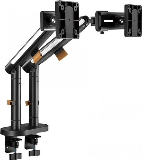 Кронштейн для мониторов Ultramounts UM727B черный 17"-32" макс.9кг крепление к столешнице поворот и наклон фото 1