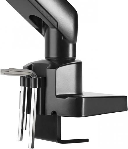 Кронштейн для мониторов Ultramounts UM709 черный 17"-32" макс.8кг крепление к столешнице поворот и наклон фото 6