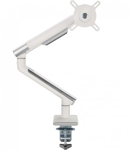 Кронштейн для мониторов Ultramounts UM713W белый 17"-32" макс.9кг крепление к столешнице поворот и наклон фото 2